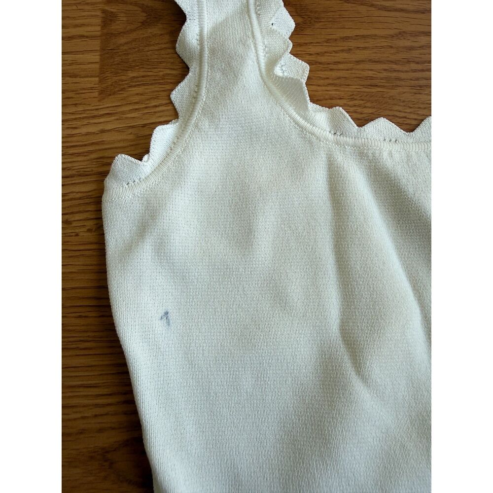 Tuckernuck White Ric Rac Compression Tank - Picture 7 of 7